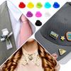 150Pcs Rubber Pin Backs Locking With Storage Case Keepers for Brooch Tie Hat Badge 