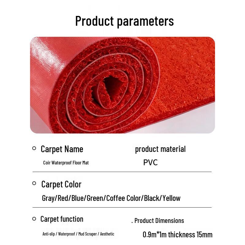 Beifute Non-Slip Dirt-Trapping Entrance Floor Mat
