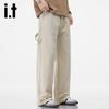 Izzue IT Men's Pure Cotton Relaxed Straight Jeans