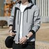 Giacca Uomo Versione Coreana della Giacca con Cappuccio Top Casual Uomo Giacca Comoda Giacca da Uomo Stampata Giacca a Vento
