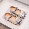 Girls Small Leather Shoes 2025 Spring and Autumn New Foreign Style Fashion Splicing Soft Sole Single Shoes Baby Girl Princess Shoes