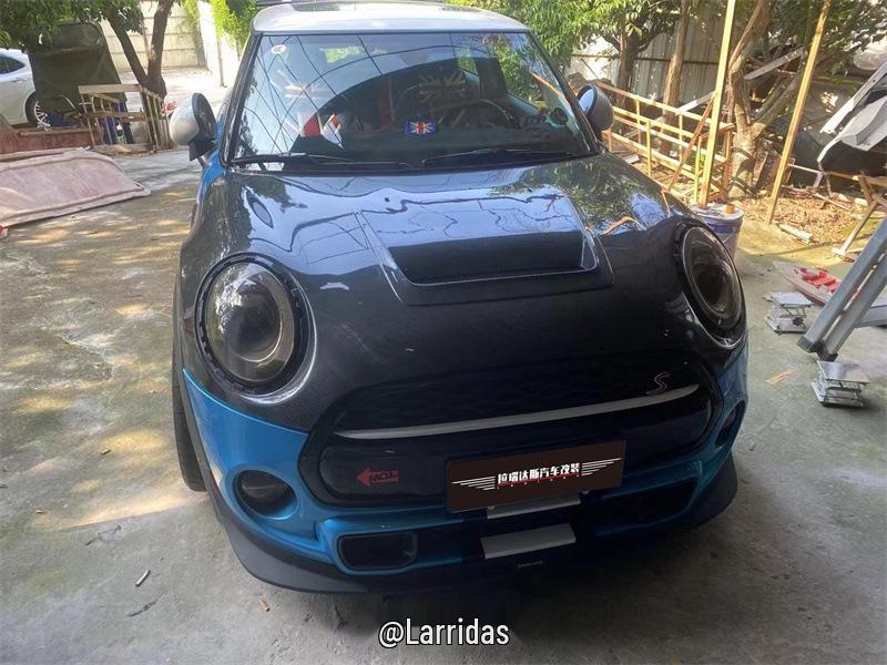2014-2023 MINI JCW Carbon Fiber Track Hood for Cooper SF56