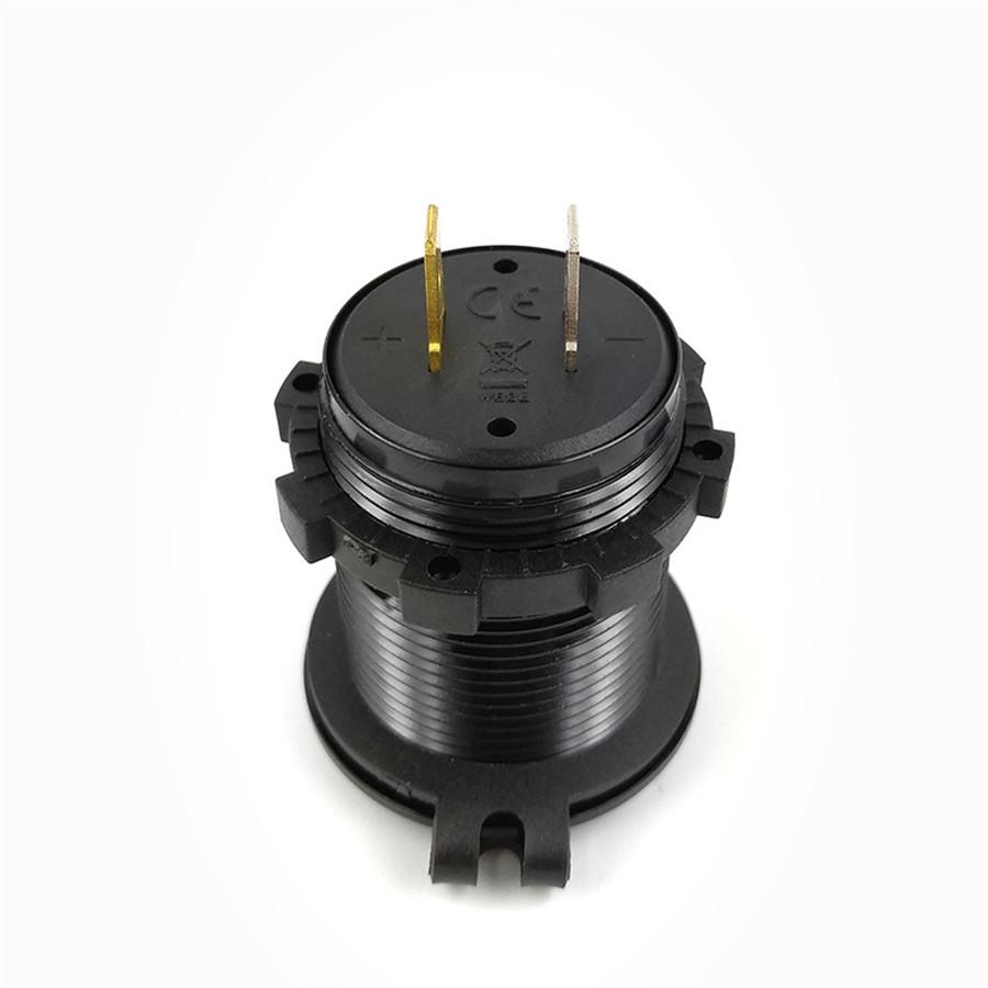 Metal Motorcycle 4.2A 2 USB Cigarette Lighter Smart Car Charger Adapter For BMW