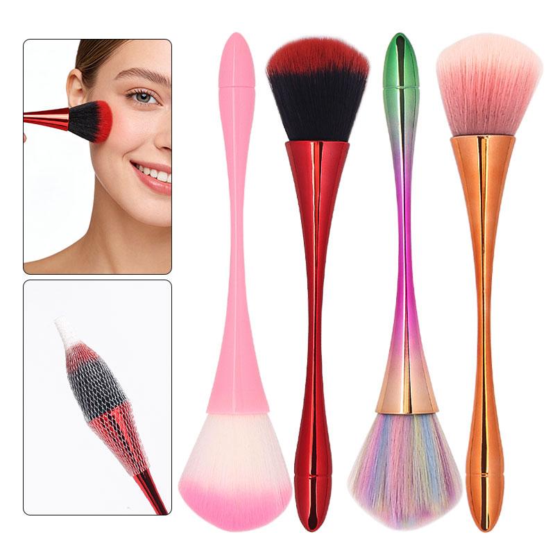 1pcs Cosmetic Brush Loose Powder Brush Oversized Highlighting Brush Blush Brush Soft Hair Makeup Fixing Powder Puff Beauty Tools