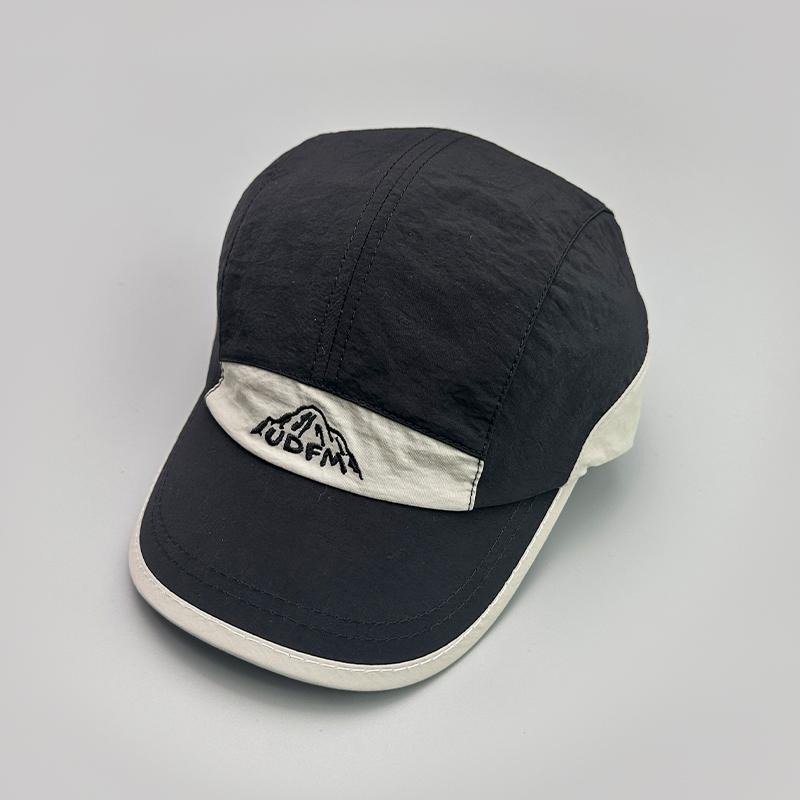 Quick Drying Peak Baseball Hats New Unisex Breathable ins Sunshade Short Eaves Versatile Outdoor Fashion Color Block Peaked Caps