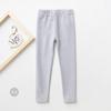 Spring and Autumn Girls' Pants Candy Colored Matte Warm Children's Bottom Pants Cotton Can Be Worn Inside Out Children's Pants