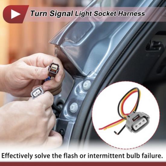 Turn Signal Light Socket Wiring for Toyota Avalon 2013-2017 No8112806470 new
