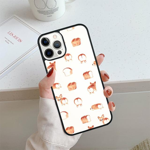 CUTIE CORGIS Phone Case For iPhone 17 Air 13 12 14 15 16 Cover For Apple iPhone 17 Air 14 15 16 Pro Max 6S Plus Coque