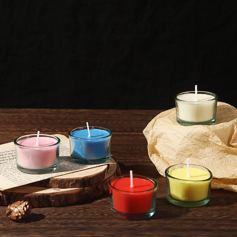 Glass Cup Scented Candle Creative Valentine's Day Confession Proposal Romantic Unscented Small Candle Gift