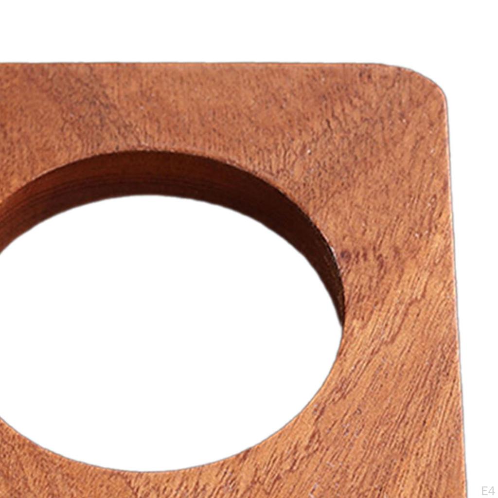 Coffee Cup Holder Filter Tray Shelf Wooden for Restaurant
