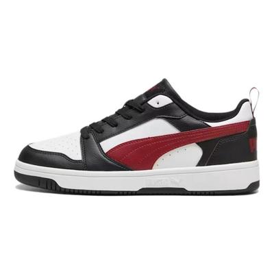 Rebound V6 Low Zapatillas Versátiles Cómodas de Caña Baja Zapatillas Unisex Negro Blanco 392328-30