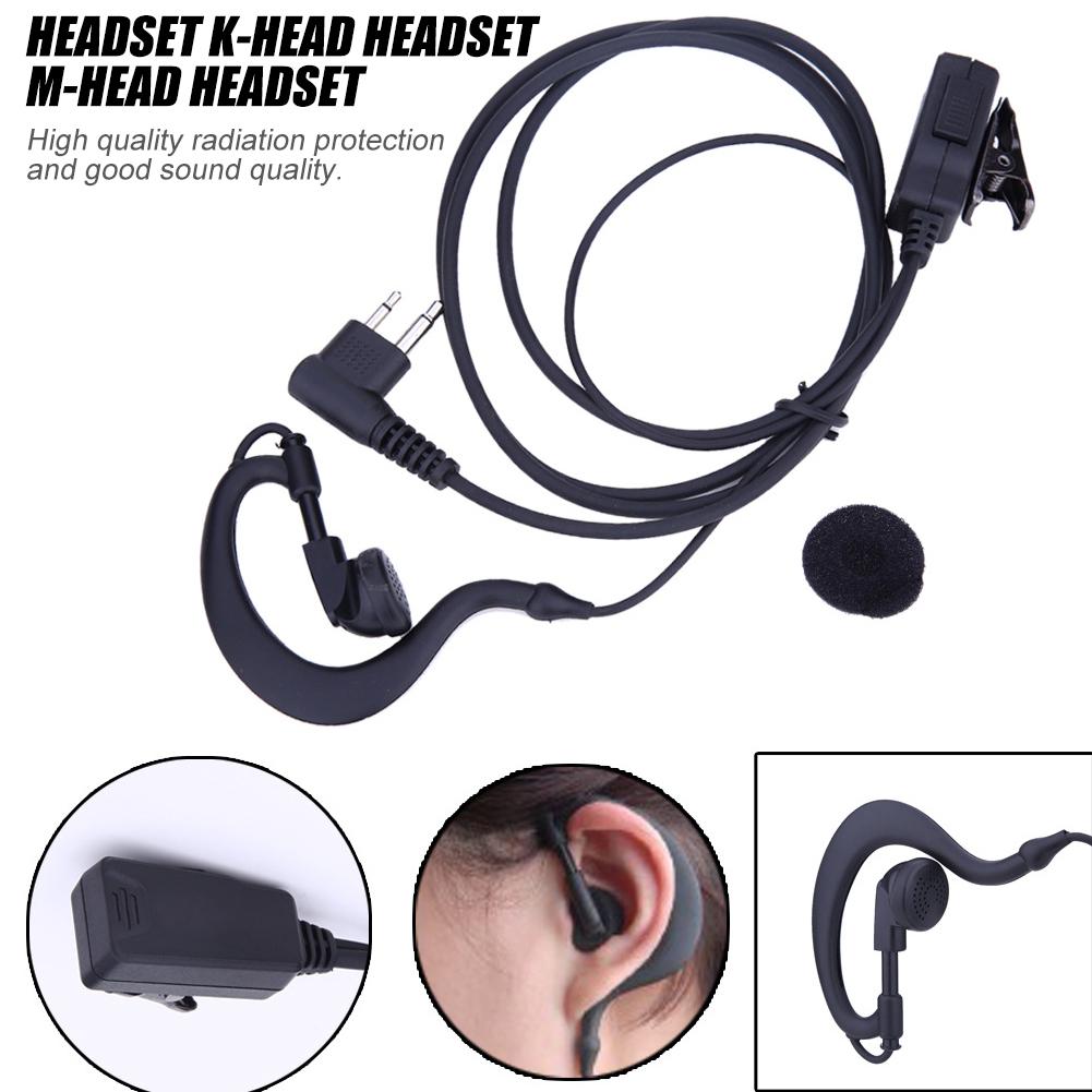 

Lvye 2-контактная охранная рация гарнитура/наушник с микрофоном-крючком для радио Motorola