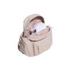 Adidas Flap Classic Casual Large Capacity Nylon Backpack Women Backpack Miracle-Gray Brown JJ2089