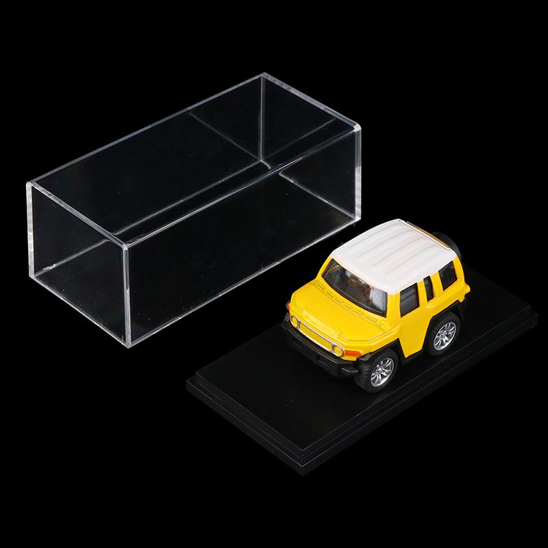 1:64 Car Model Display Box Transparent Protective Case Acrylic Dust Hard Cover
