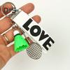 Mini Badminton Keychain Badminton Racket Backpack Accessory Sports Keyring Gifts for Badminton Lover Players
