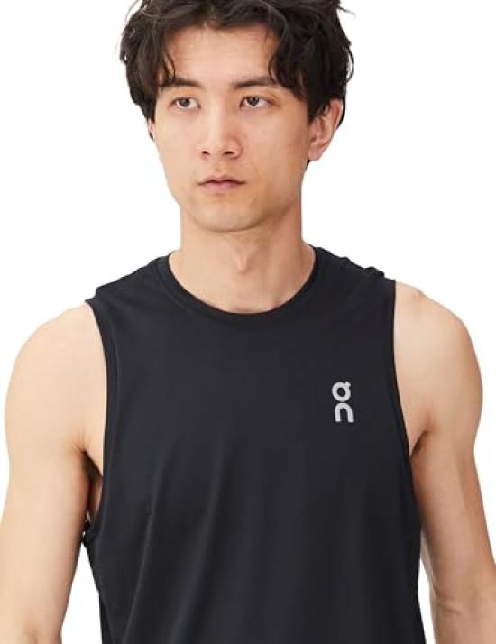 On Core Tank Black T-Shirt, Men's,
