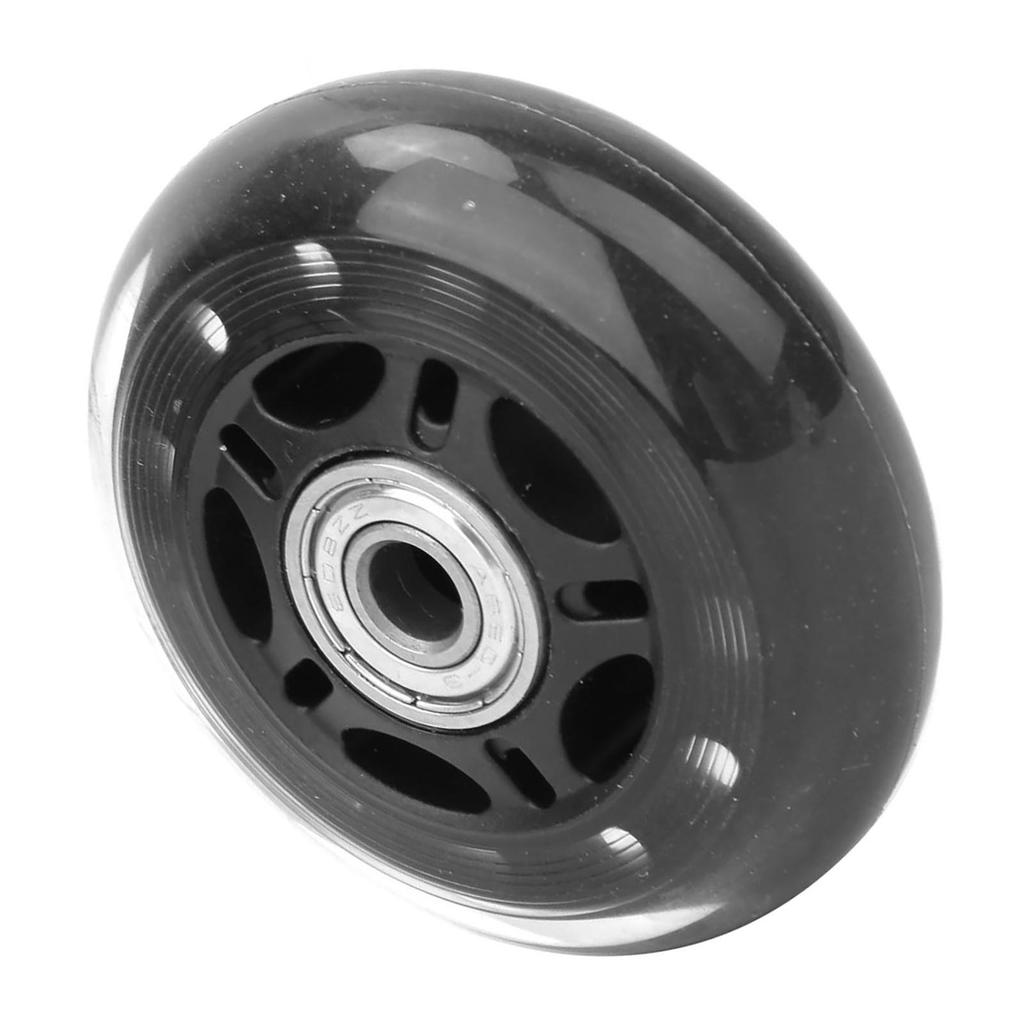 3in Casters Wheel, Silent PU with Gold Shower Grab Black Transparent Bathroom 18 608ZZ Bea Skates Luggage Cart Accessories
