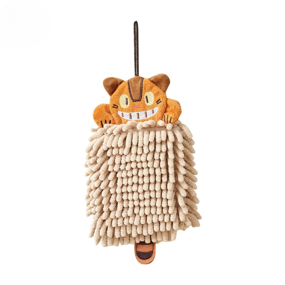 

Super Soft Absorbent Quick-dry Handkerchief Chenille Cartoon Animal Cat Hand Towel Kitchen Bathroom Household Microfiber Towel