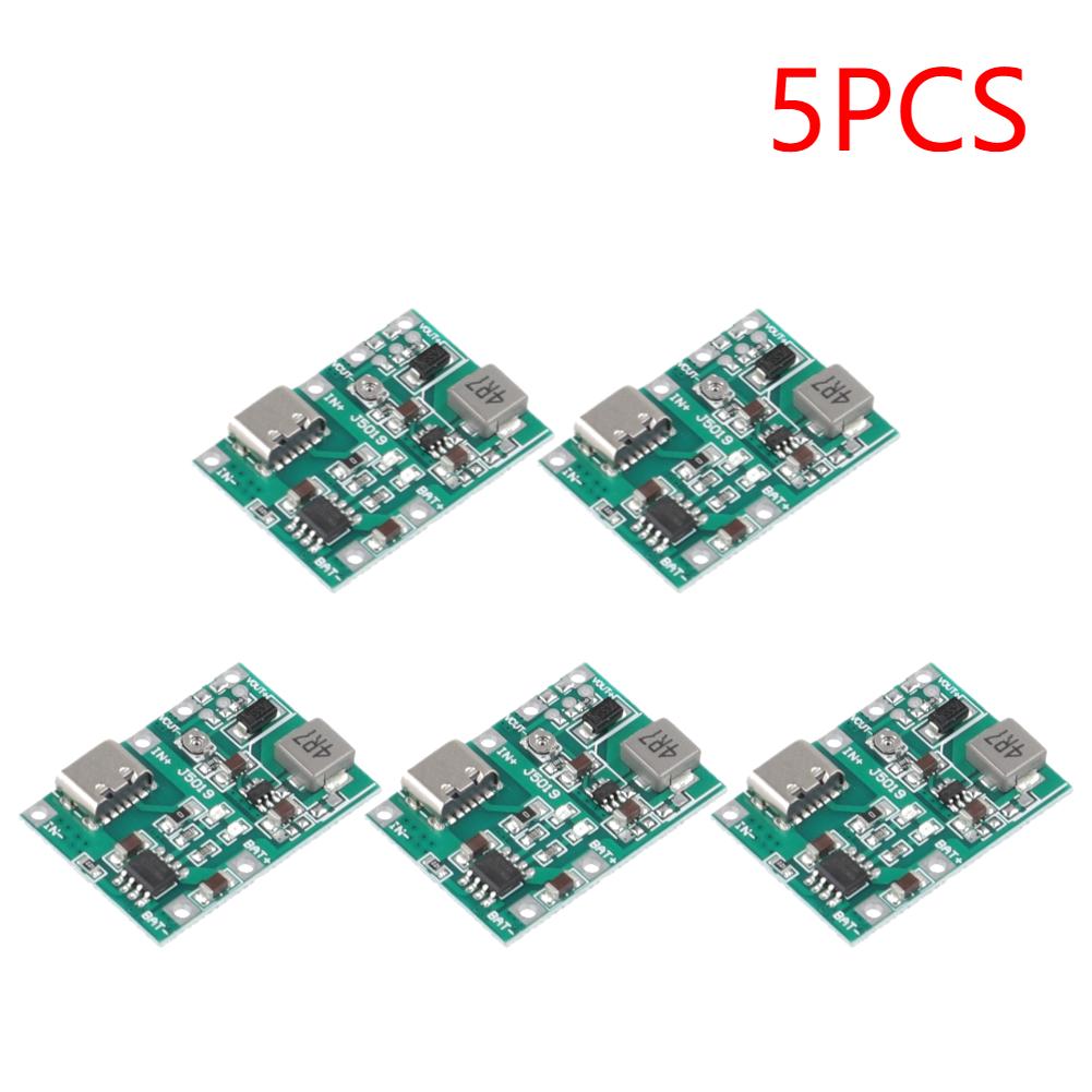 1-10PCS DC-DC Boost Module Type-C TP4056 Charger Discharge Power Board DC4.3-27V Charging Step Up Boost Module DIY Kit Parts