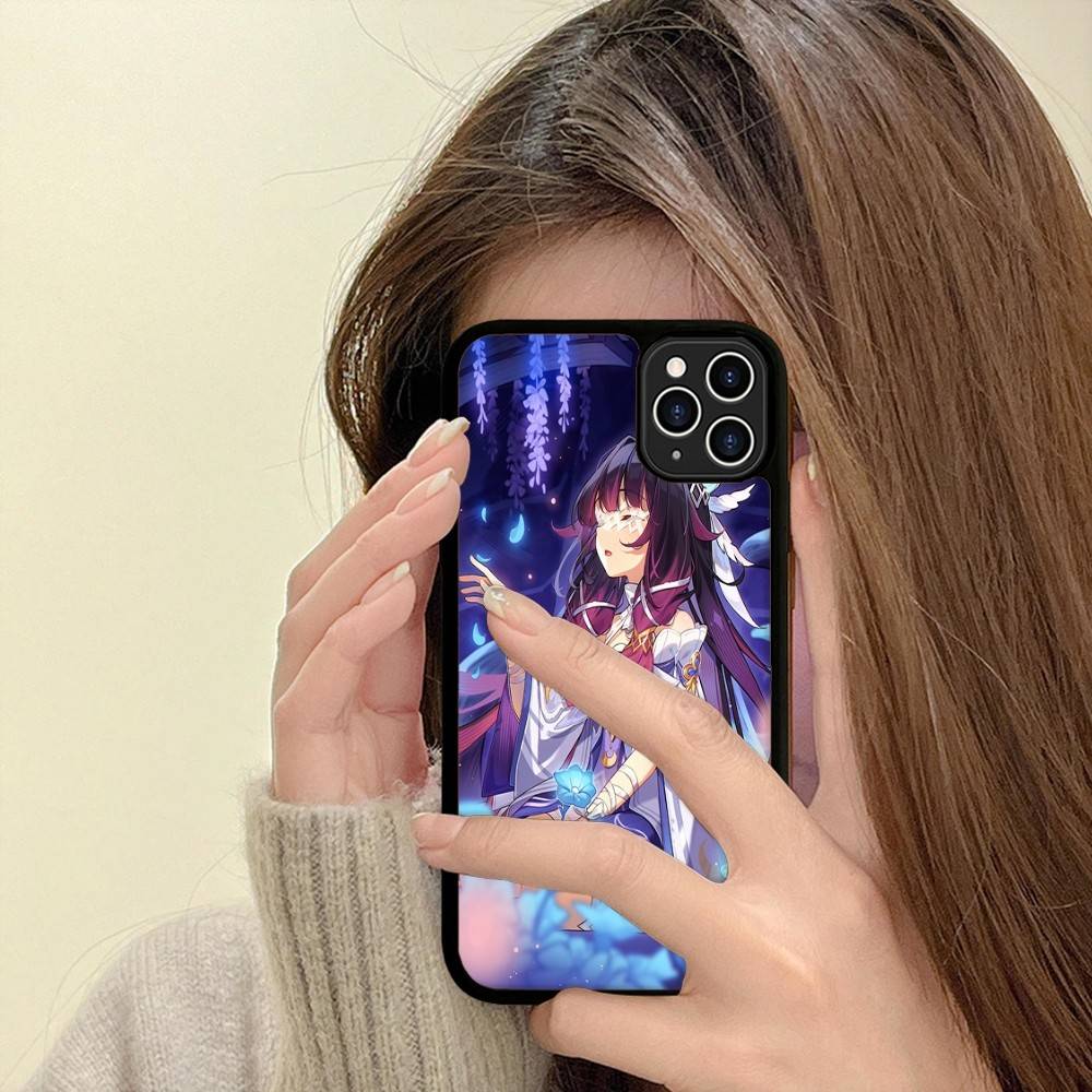 Genshin Impact Columbina Phone Case For IPhone 17 16 Pro Max Air 13 12 Mini 14 15 Plus 11 PC+TPU Back Cover
