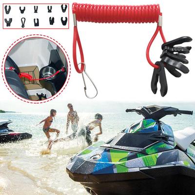1 יחידות 1.6 מ' מנוע סירה מתג עצירת קטל וחלקי קשירה בטיחות חבל למנוע מנוע חיצוני Emer R9C1