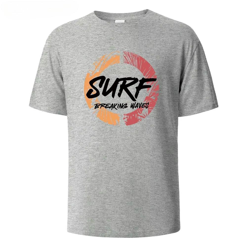 Unisex Summer Pattern Printed Short Sleeved Tshirt Fashionable And Simple Round Neck Tshirt Versatile Tshirt