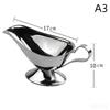 Stainless Steel Spice Gravy Container Heat Resistant Non-Toxic 1Pcs Sauce Boat Ketchup Seasoning Cup for Daily Dining