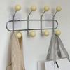 Entrance Hall Wall Coat Racks Bedroom Clothing Storage Hanger Rack Hooks Portable Backpack Cap Scarf Clothes Organizer Hangers