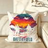 Game BBattlefield Cushion Cover Pillow Case Antidustmite Pillowcase Silky Short Plush Sofa Cushion Cover hot