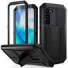Armored Case for Samsung Galaxy S23, R-JUST CamShield Slide, Black