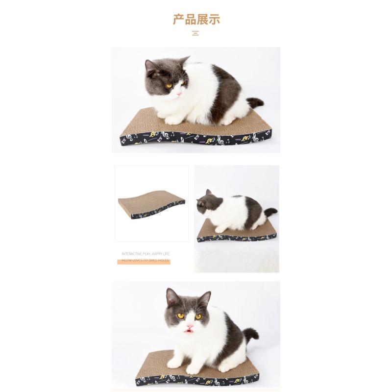 Thickened Wear Resistant Corrugated Paper Cat Scratching Board Cat Claw Grinding Pet Toy