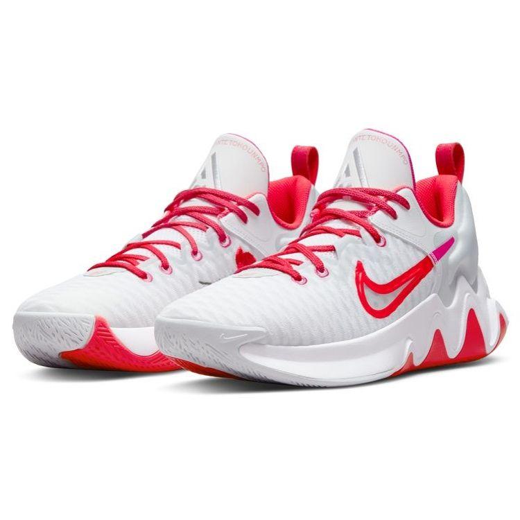 Nike Giannis Immortality EP Rose Unisex Sneakers White Pink-Prime Pure-Platinum DC6927-101