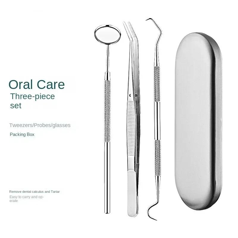 Dental Mirror Sickle Tartar Scaler Teeth Pick Spatula Dental Laboratory Equipment Dentist Gift Oral Care Tooth Cleaning Tools
