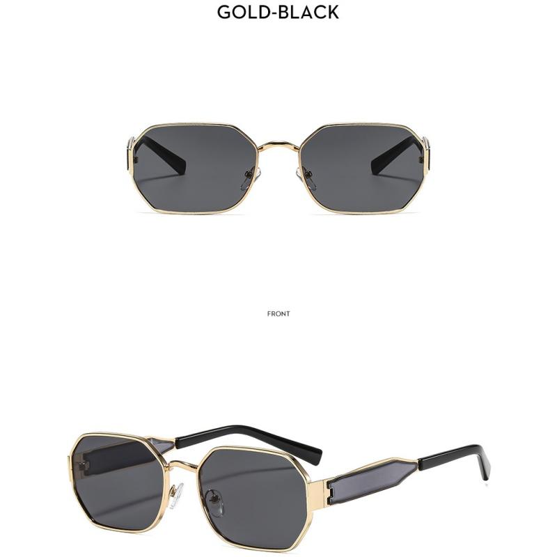 Women's Sunglasses, Metal Polygonal Sunglasses, Men's and Women's Fashion Sunglasses