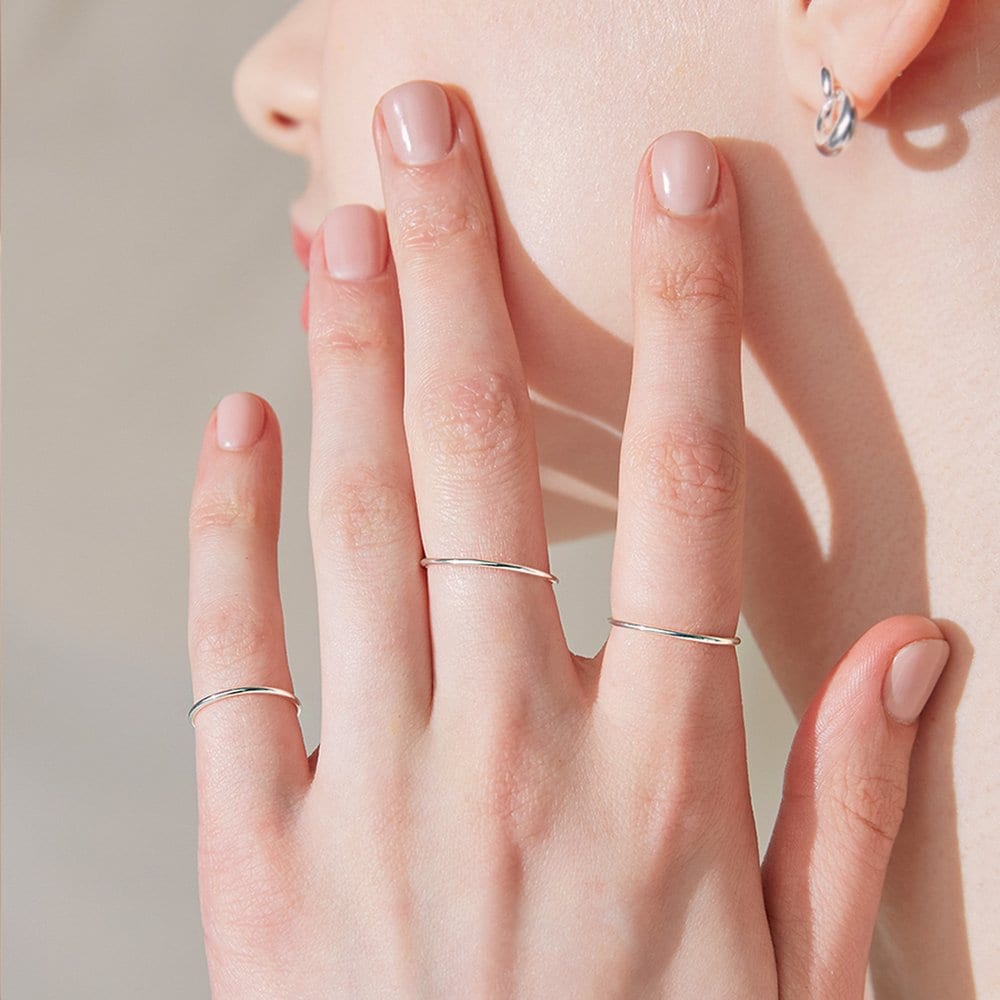 Slim Layered 3Set Ring