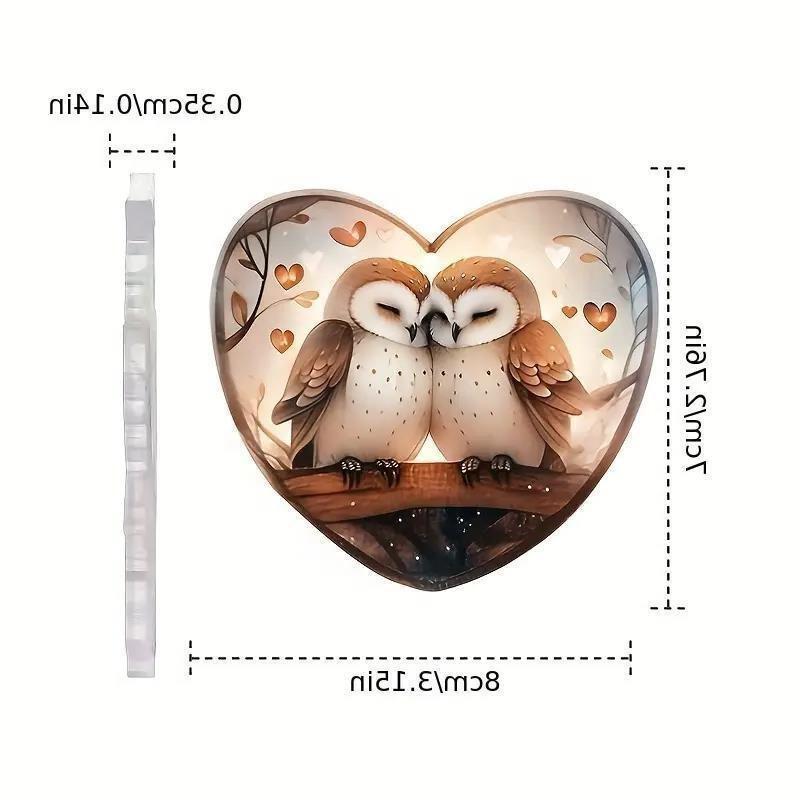 Winged Colorful Double Acrylic Bird Keyring Exceptional Christmas Decoration Tree
