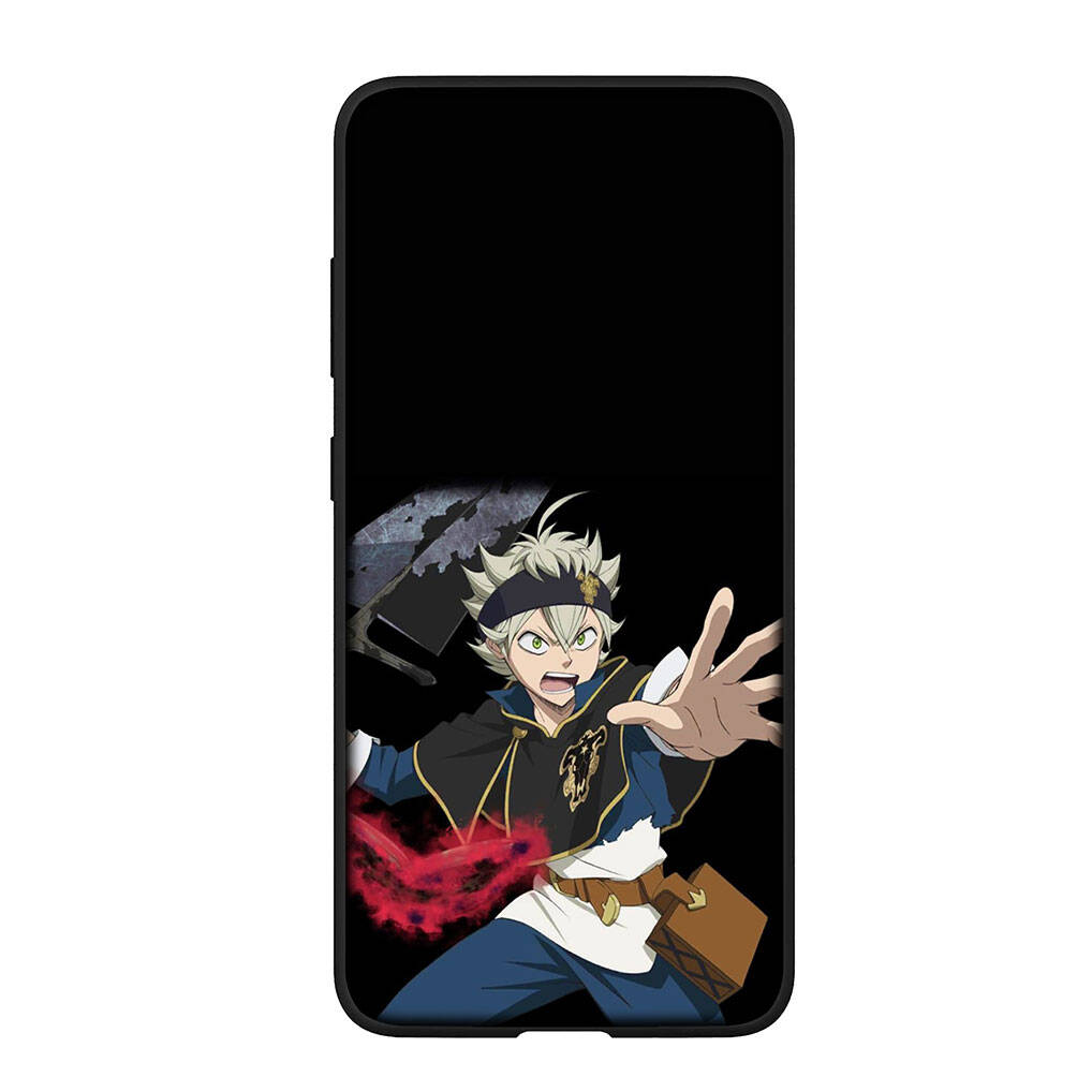 For Samsung Galaxy S25 S24 S23 S22 Ultra FE Plus A17 A37 A57 A56 A55 A06 A16 A15 A36 A26 A35 A05 A25 A54 A34 Phone Case Comics Asta Black Clover Cover