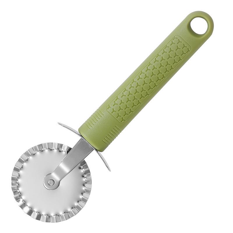 Multifunctional Kitchen Utensil Set: Stainless Steel Y-Handle Tools - Can Opener, Pizza Cutter, Cake Spatula