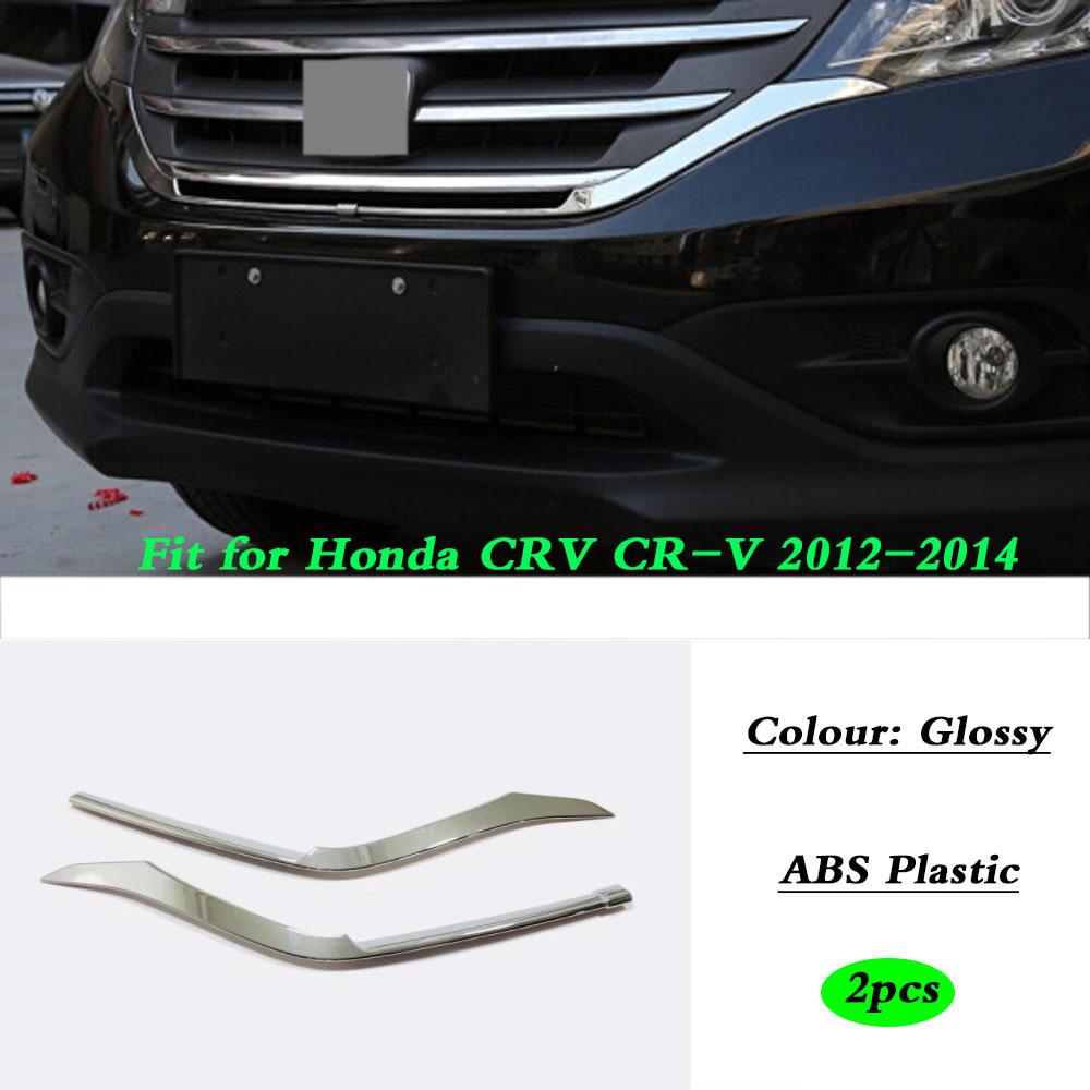 For Honda CRV CR-V 2012 2013 2014 2015 2016 Car ABS/Steel Cover Bumper Engine Trim Racing Front Grid Grill Grille Molding Edge