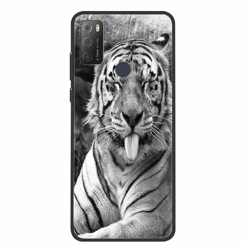Pro Alcatel 1S 2021 Case Luxusní silikonový TPU měkký kryt na telefon pro Alcatel 1S 2020 Nárazuvzdorný roztomilý TPU nárazník Fundas Coque