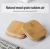 Borosilicate Glass Storage Jar with Bamboo Lid for Tea, Grains, Candy