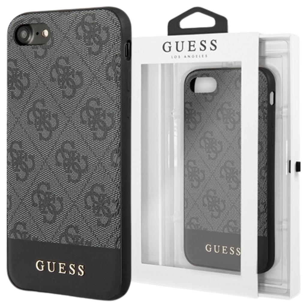 Guess Guhci8G4Glgr Iphone 7/8/Se 2020/Se 2022 Szary/Grey Hardcase 4G Stripe Collection