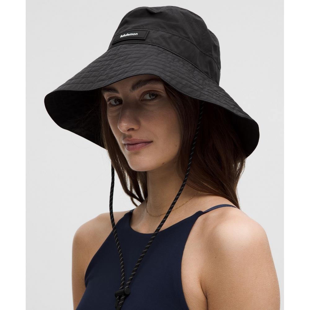 Lullulemon Women'S Extra Wide Brim Sun Hat Blk