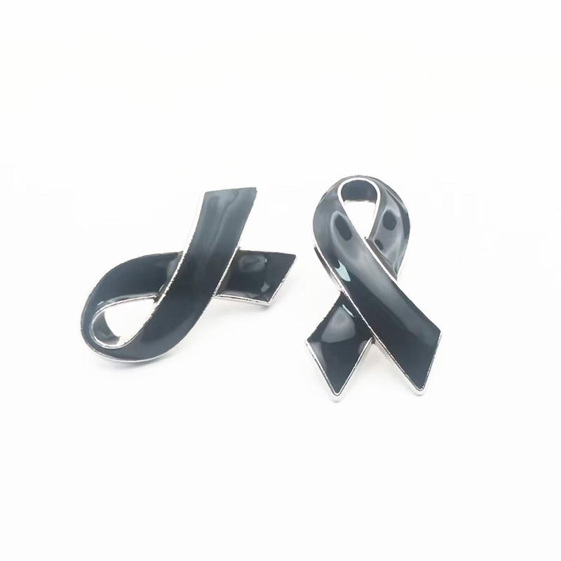 Promotional Red Ribbon Metal Badge for Breast Love Public Welfare Activity - Cross-border Brooch Pin Jewelry