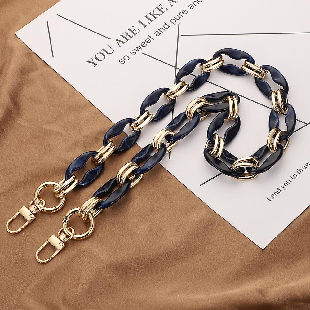 1Pcs New 40/60cm Acrylic Handbag Chains Shoulder Bag Strap DIY Purse Chain Resin Chains Handles Belt Parts Bag Accessories