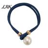 Faux Pearl Curtain Tieback 1Pc Tieback, Woven Rope Adjustable Holder, Stylish Windproof Ties Bead End Draperies Holder for Living Room Bedroom