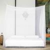 Large White Camping Mosquito Net Indoor Outdoor Netting Storage Bag Insect Tent 200*200*180cm