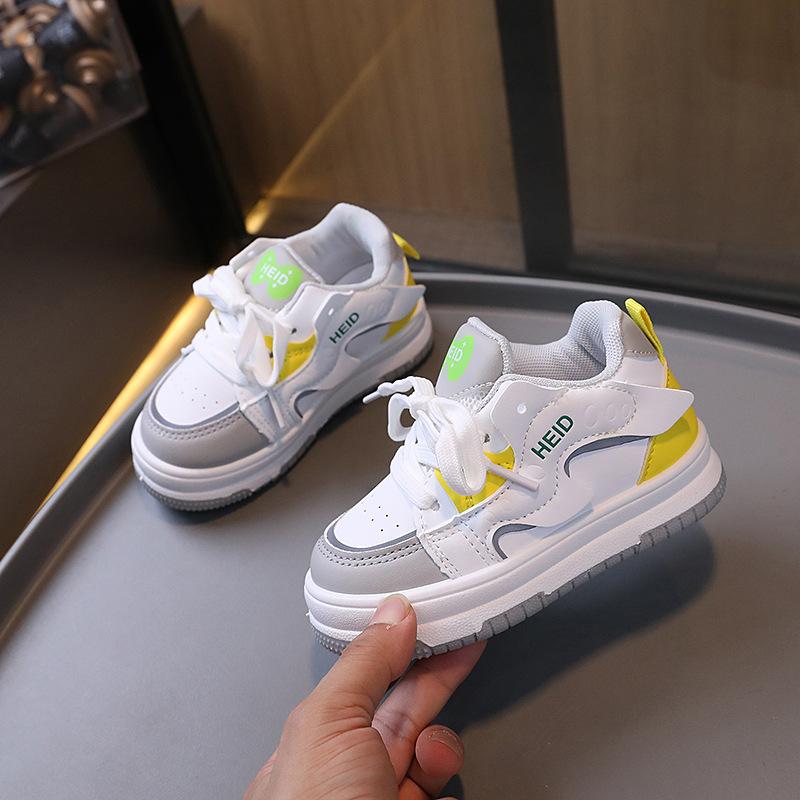 New Autumn Solid Wear-resistant Soft Sole Versatile Casual Sports Shoes for Boys and Girls