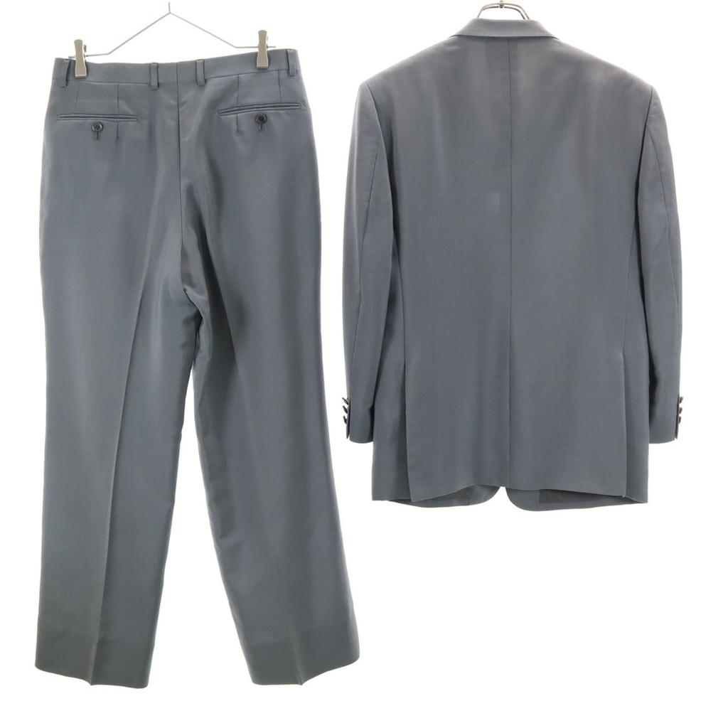 LANVIN 90s Old suit Setup R46-44 gray Men's Used