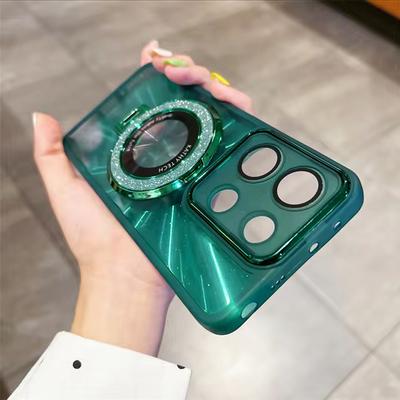 Hot 50 Glitter Bracelet With Holder Phone Case For Infinix Hot 50 Pro Plus 50i Hot 40 40i 30i 30 GT 20 10 Pro Stand Soft Cover